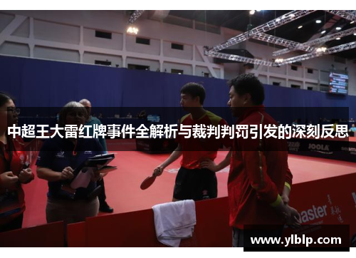 中超王大雷红牌事件全解析与裁判判罚引发的深刻反思